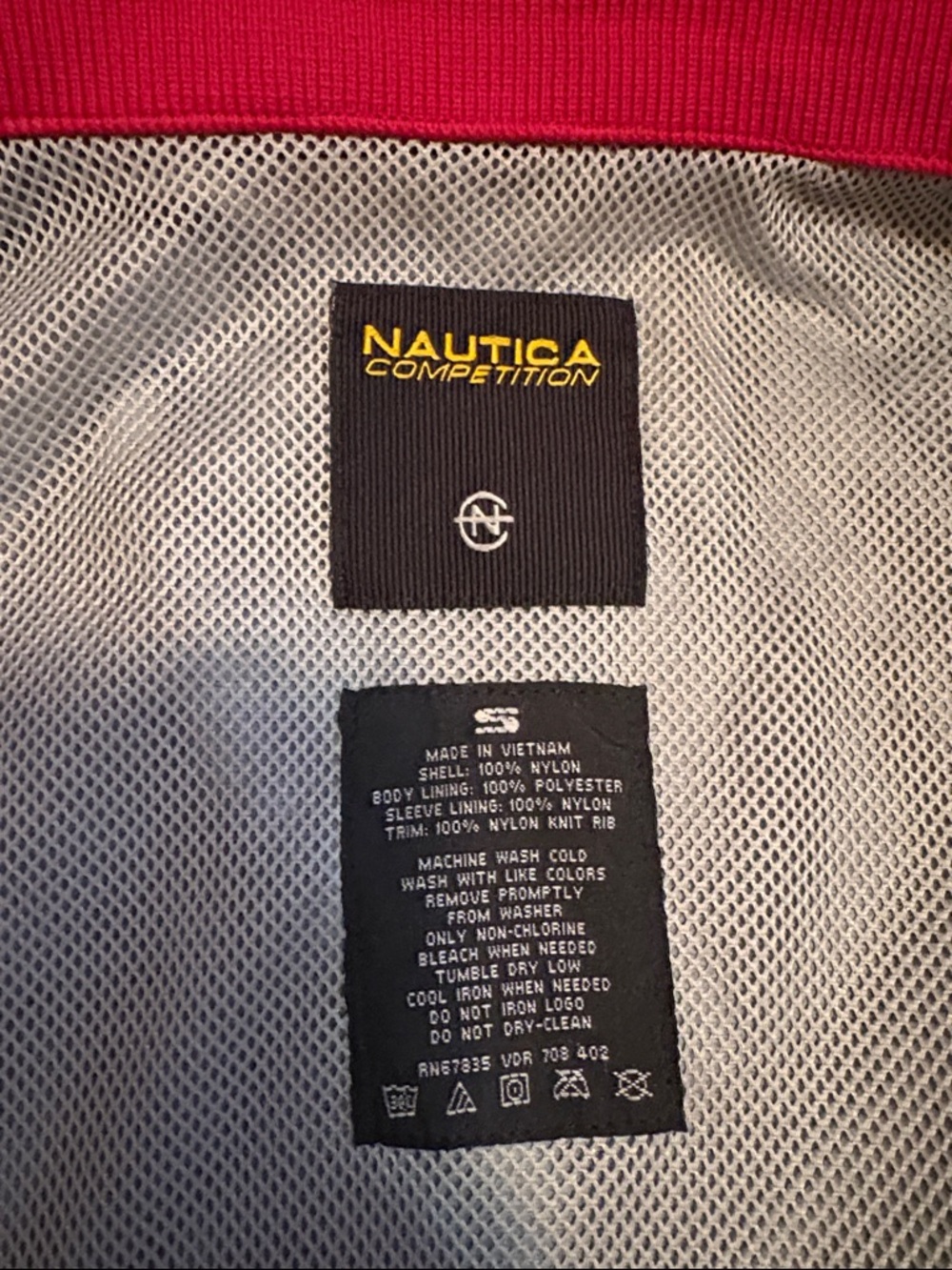 Nautica Competition Red and Gray Ski/Snow Jacket